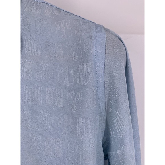 Vintage 70's Wayne Rogers Disco Polyester Shirt Size S/M - Picture 4 of 10